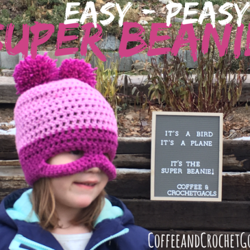 What a fun project these easy-peasy super beanies were to complete.